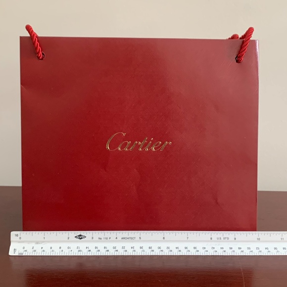Authentic Cartier Gift Bag - Picture 2 of 9